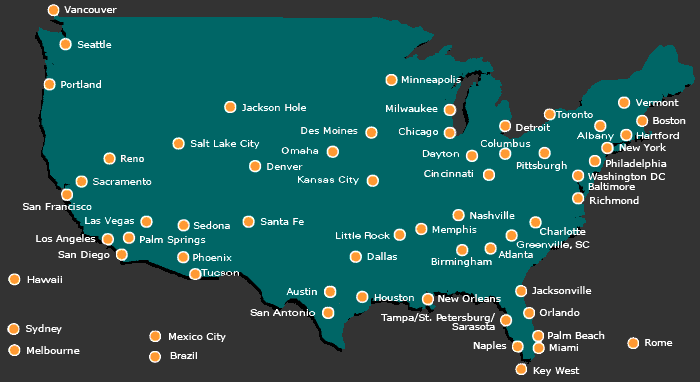 Map of US