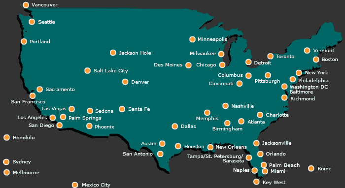 Map of US
